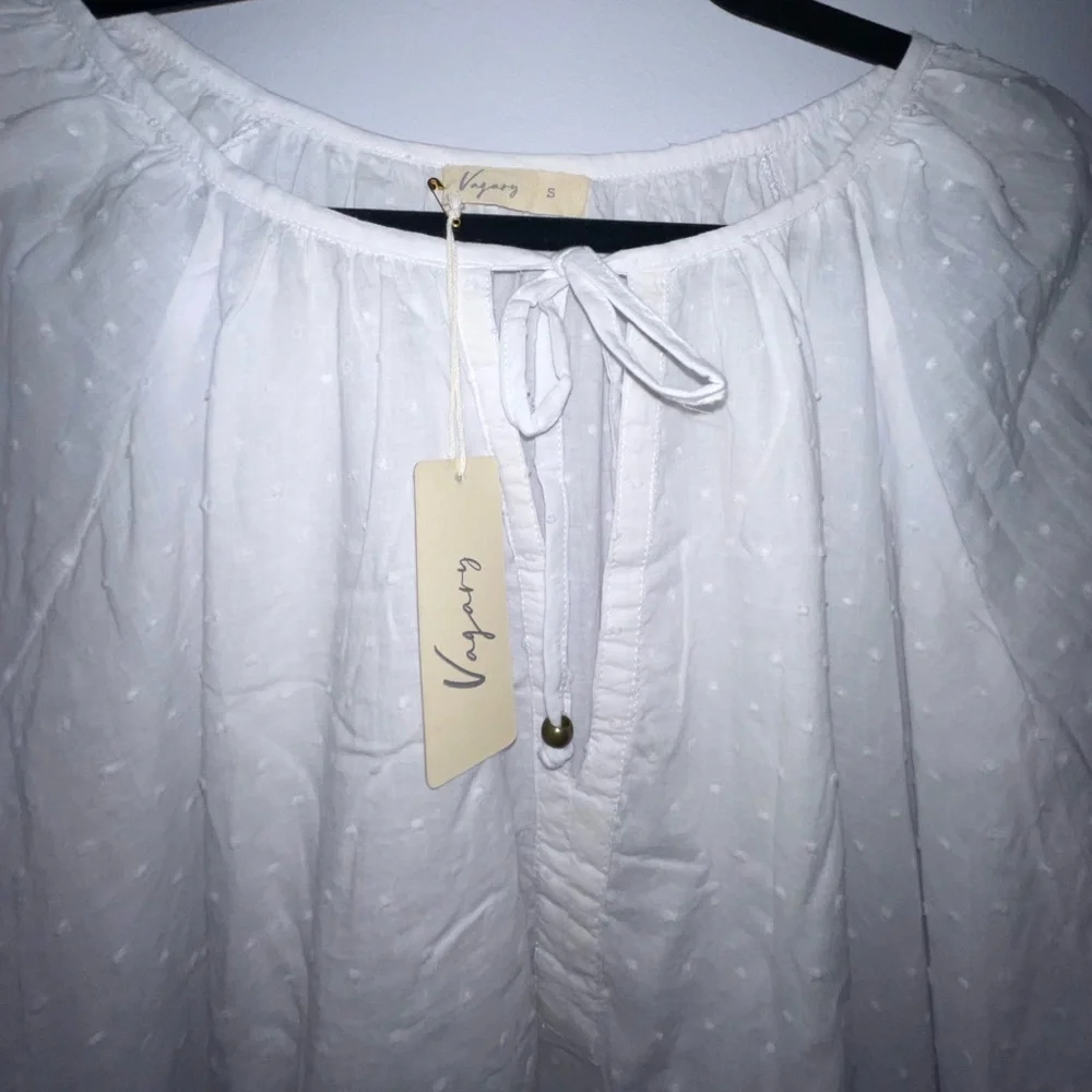 Gorgeous VAGARY BOTANICAL TUMIC DRESS WHITE - Picture 5 of 7